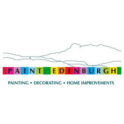 Kitti's client Katie Ellis and her business (Paint Edinburgh) logo.
