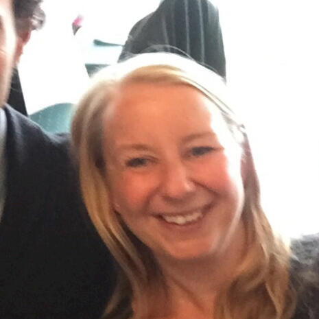 Portrait of Kitti's client, Claire Mackenzie.